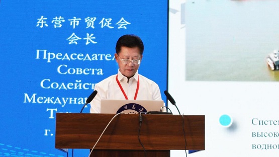 東營市貿(mào)促會黨組書記、會長劉杰元