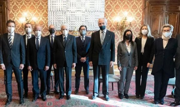 意大利總統接見倍耐力高管團隊 意大利總統接見倍耐力高管團隊