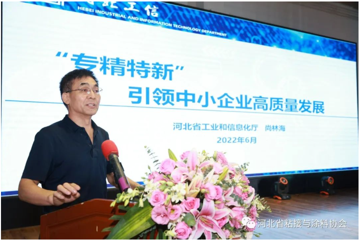 ,河北省工業和信息化廳尚林海處長就“專精特新”引領中小企業高質量發展進行專題報告 ,河北省工業和信息化廳尚林海處長就“專精特新”引領中小企業高質量發展進行專題報告