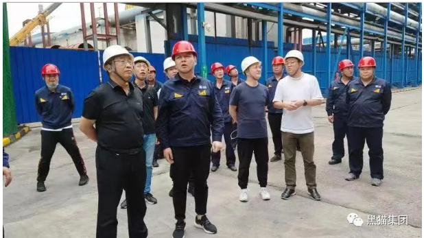 汪羽、袁凱一行到烏海黑貓公司視察指導 汪羽、袁凱一行到烏海黑貓公司視察指導