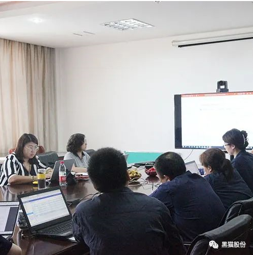杭州德凱國際認證有限公司對江西黑貓?zhí)亢诠煞萦邢薰具M行了為期三天的年度監(jiān)審認證工作 杭州德凱國際認證有限公司對江西黑貓?zhí)亢诠煞萦邢薰具M行了為期三天的年度監(jiān)審認證工作