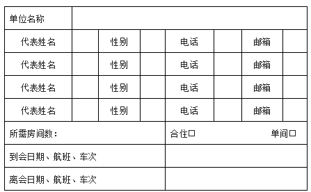 　2022年炭黑年會暨會員大會回執單