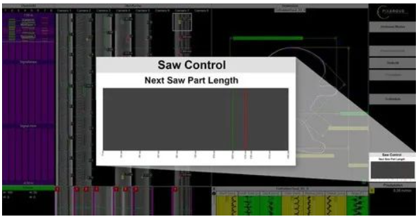 新的SawControl軟件模塊使用Pixargus檢測系統的數據來優化型材切割。該系統在確保切割至客戶指定長度的所有型材均無缺陷，并且以最小偏差切割出任何包含缺陷的型材。