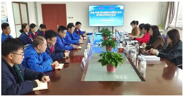 豪邁電纜集團通過質量、環境和職業健康安全管理體系復評換證審核