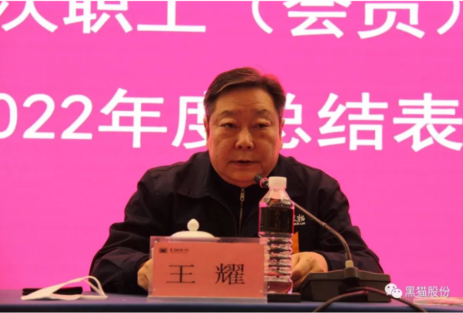 黑貓集團黨委書記、董事局主席王耀 黑貓集團黨委書記、董事局主席王耀