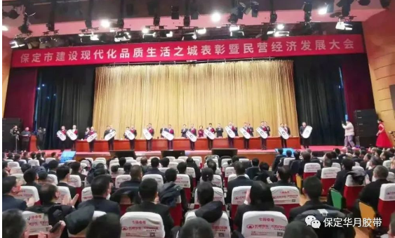 助力現代品質生活之城建設,華月膠帶獲評保定市“優秀民營企業” 助力現代品質生活之城建設,華月膠帶獲評保定市“優秀民營企業”