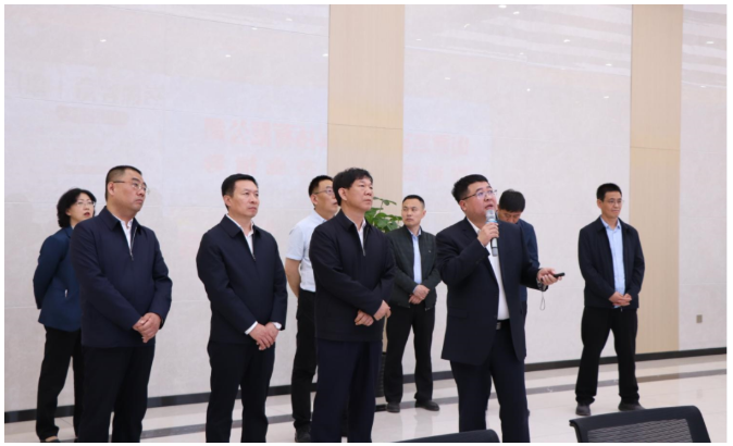 高德勝等領導對公司取得的成績表示肯定，并鼓勵企業持續發揮高新技術企業優勢，充分整合數字產業資源，不斷健全完善科技創新體制，打通企業、平臺數據連接，推動業務流程再造、商業模式及業態創新，持續激發產業創新活力。