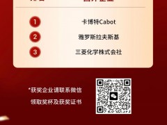 鄭重公示！2024炭黑企業(yè)年度認(rèn)可榜TOP3