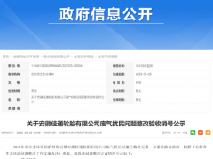 安徽佳通廢氣擾民終解：多年整改迎來驗收曙光