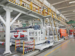 大橡塑,泰國定制四輥壓延機組下線!